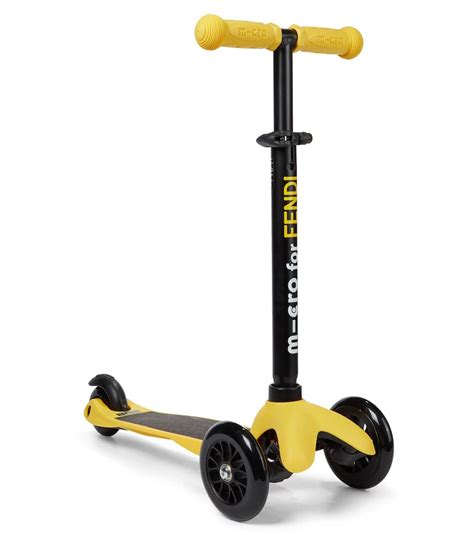 X Micro FF Convertible Scooter in Yellow 